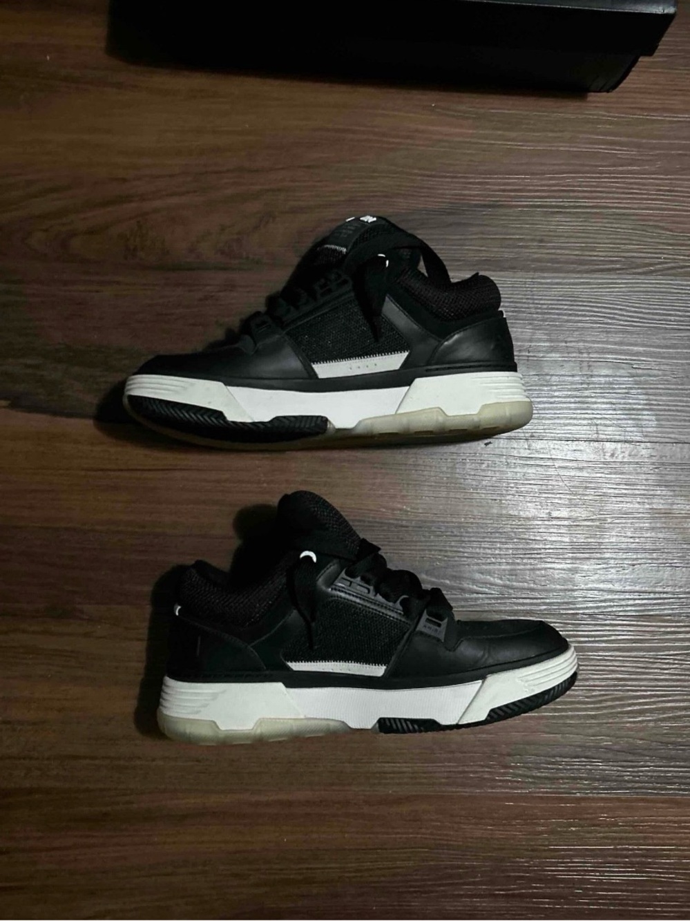 AMIRI Black and White Low-Top Men's Sneakers